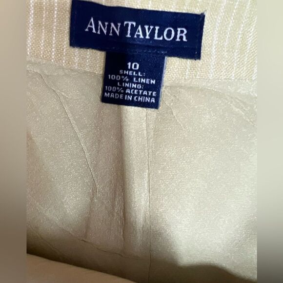 Ann Taylor linen blend skirt 10 - Picture 4 of 4